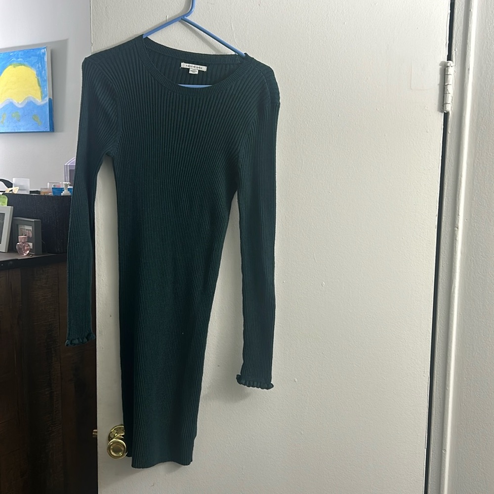 Green American Eagle sweater dress